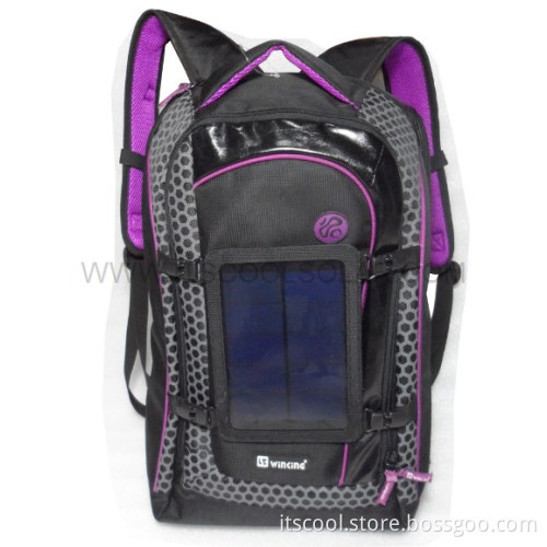 Solar Backpack to Charge Cell Phone